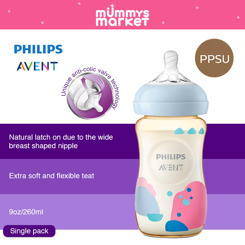 Philips Avent 260ml PPSU Bottle (Single Pack) SCF582/10